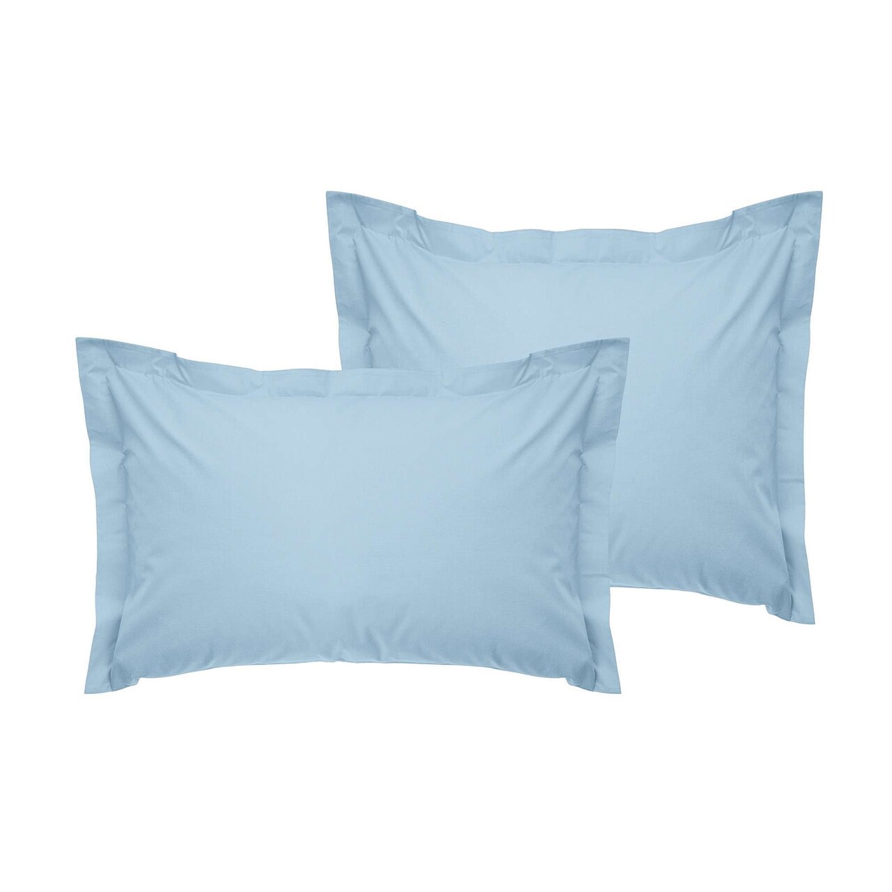 Set 2 fete de perna Oxford Satin, L'essentiel Maison, De Blue, Albastru - imagine 3